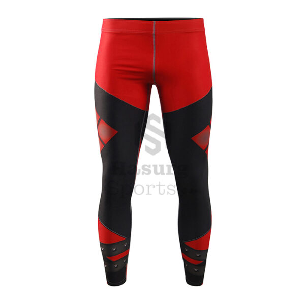 Black Stripe Men Bjj Leggings