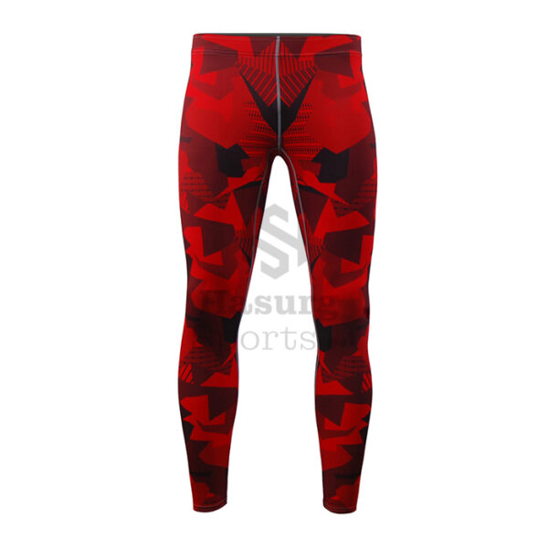 Red Cameo Men Bjj Leggings